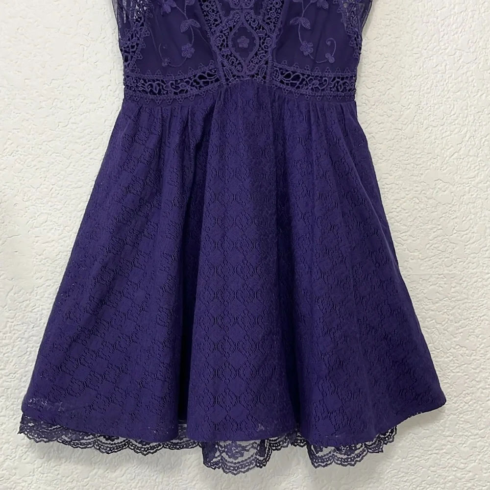 Free People Lace Mini Dress